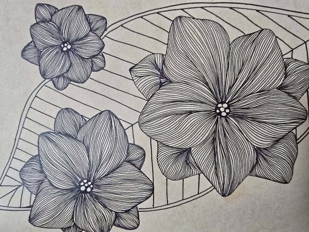 ศิลปะ Zentangle กับ Life is no mistake กับอดีตที่ย้อนไปแก้ไขไม่ได้